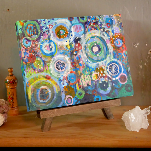 絵画 抽象画 手書き 肉筆