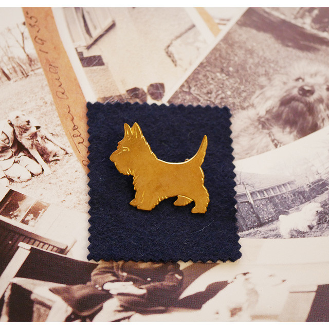 廃盤 希少 BURBERRY ブローチ スコティッシュテリア ヴィンテージ 廃盤