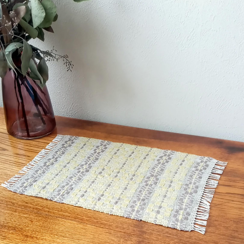 北欧手織り】ムンカベルテ織りのミニテーブルクロス テーブルクロス