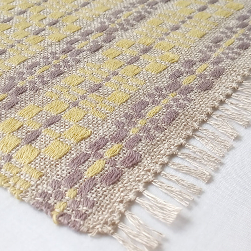 北欧手織り】ムンカベルテ織りのミニテーブルクロス テーブルクロス