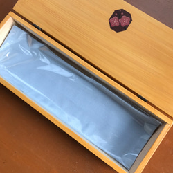 ちょっと大きめの箸箱(瓦の雀)　ヒノキのカトラリーケース　蓋付きの箸入れ　　食卓に置ける　小物入れ 10枚目の画像