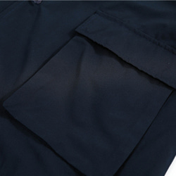 秋冬新品 機能的なジャケット メンズ 無地 レトロ アウトドアアウターコート ワークジャケット ネイビーブルー 7枚目の画像