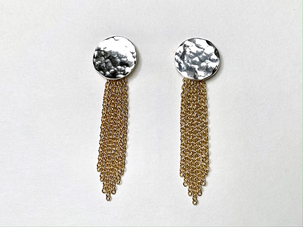 【 silver925 】täysikuu ＋ ／ イヤリング