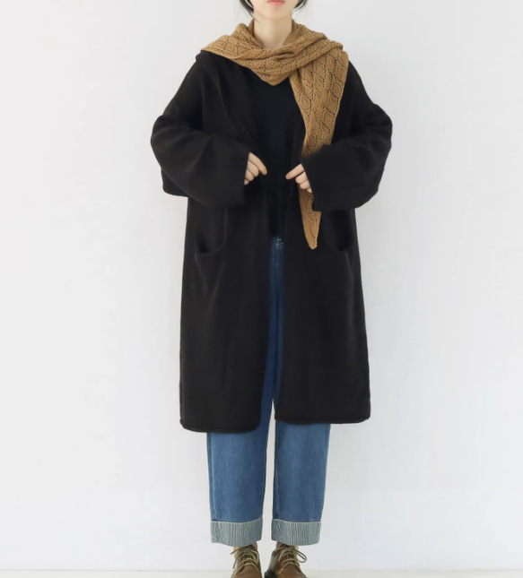 【秋冬春】  ロングカーディガン ゆったりコート 3色　温かいセーター 2枚目の画像