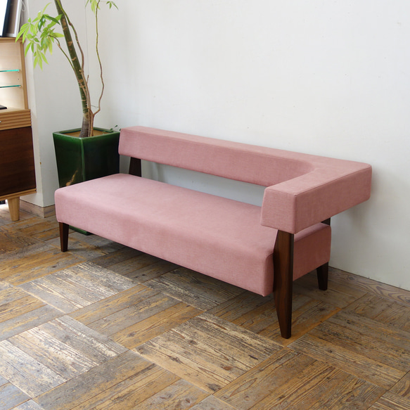 2.5s Border sofa-L(左) (BR×SA-178VINTAGE ROSE) 2枚目の画像