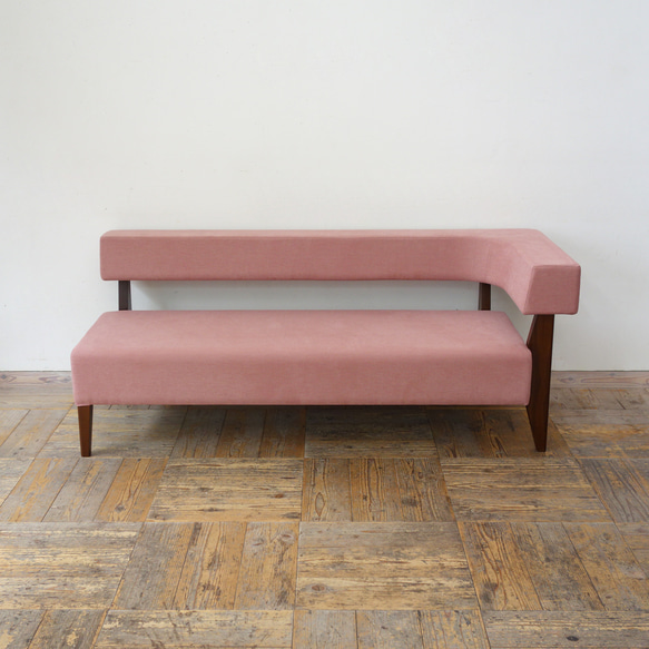 2.5s Border sofa-L(左) (BR×SA-178VINTAGE ROSE) 4枚目の画像