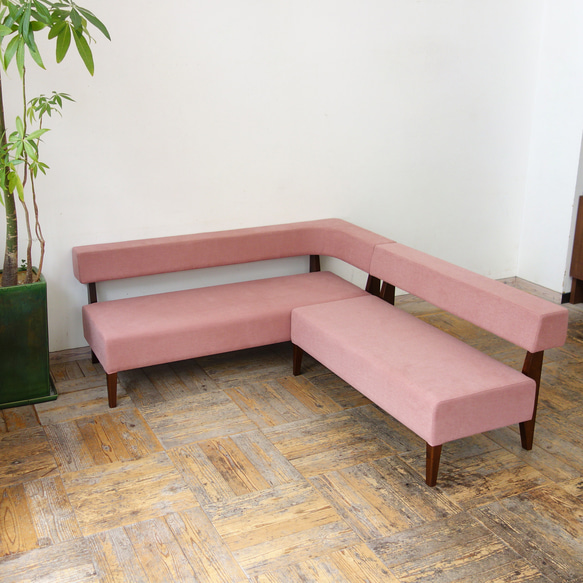 2.5s Border sofa-L(左) (BR×SA-178VINTAGE ROSE) 3枚目の画像