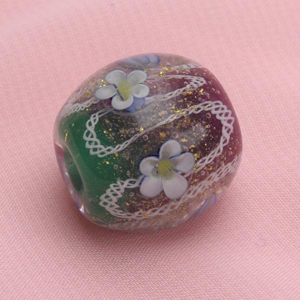 花とんぼ玉　とんぼ玉　ガラス　なみなみ　キラキラ