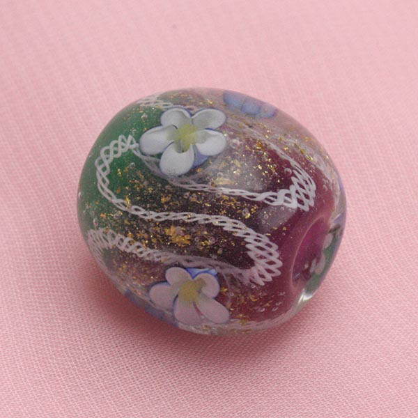 花とんぼ玉　とんぼ玉　ガラス　なみなみ　キラキラ