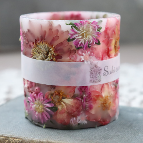 ㊲pinkボタニカルキャンドルホルダーset Ⅰ ㊲pinkボタニカルキャンドルホルダーset Ⅰ