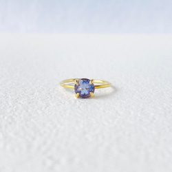 k18yg 紫オーバルカットリング 11号 37g K18YG ルシーダ オーバルカット ダイヤモンド エタニティタイプ