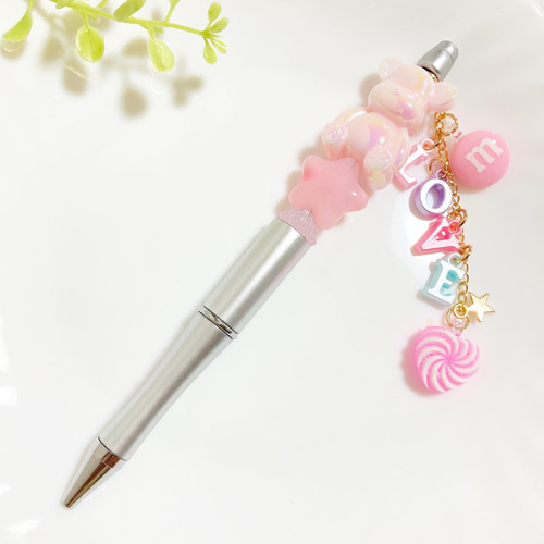 かわいいくまさんのカスタムボールペン ペン・筆記用具