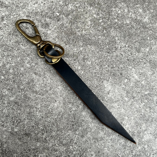 ホーウィン クロムエクセル キーホルダー キーリング スタッズ 茶芯