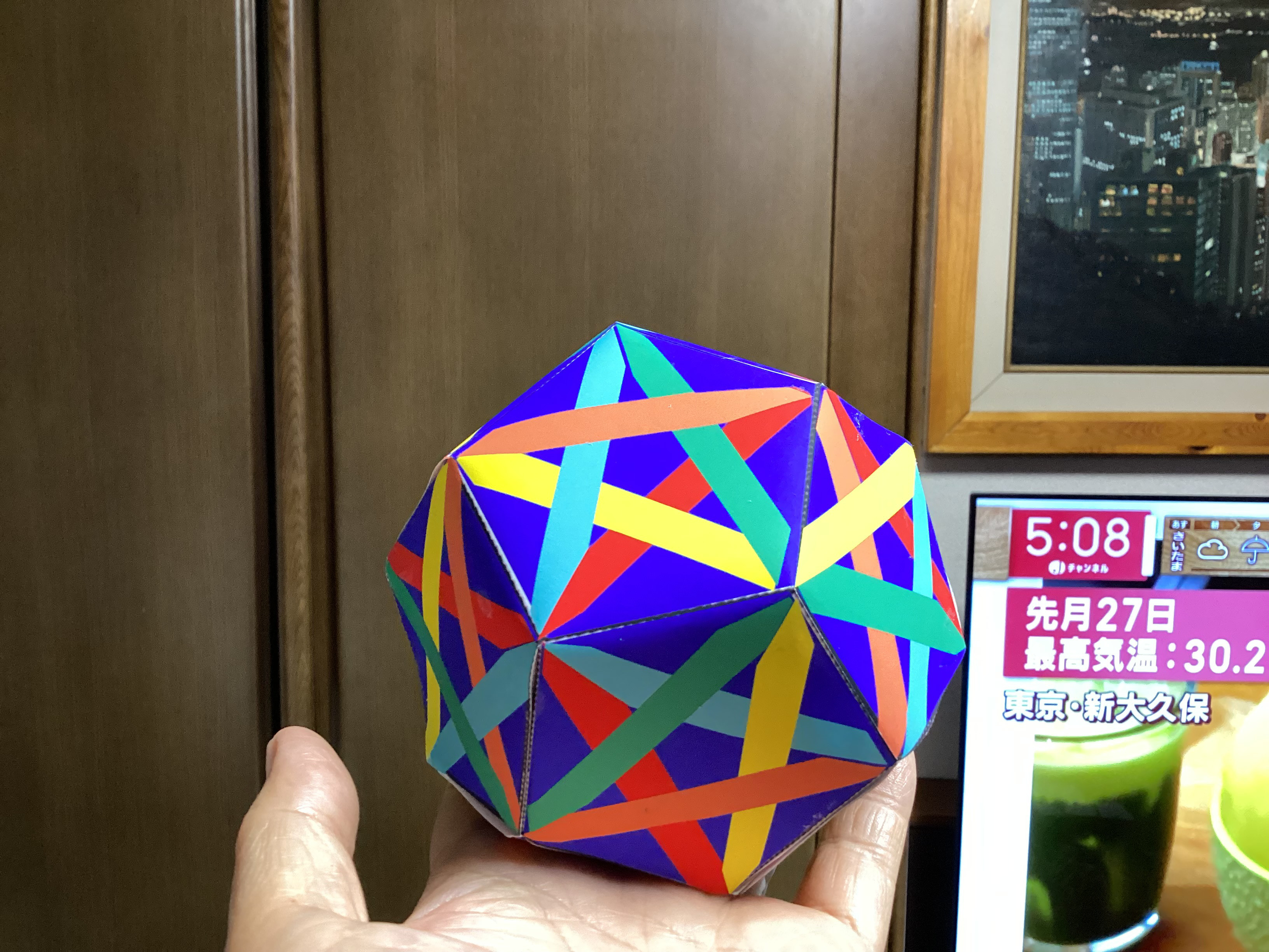 正12面体は5個の立方体で出来ていた。 5立方12面体