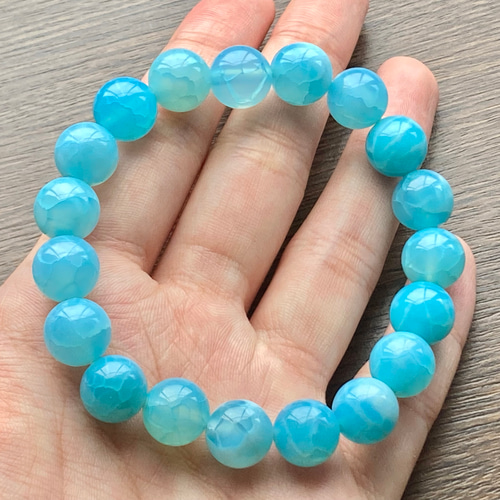 ラリマーAブレスレット約8mm玉