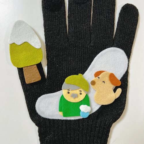 HAPPY☆様オーダー品　てぶくろテーブルシアター HAPPY☆様オーダー品 てぶくろテーブルシアター