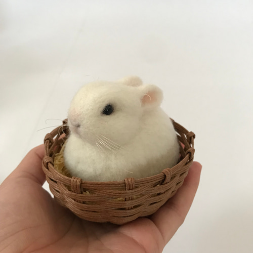 もふっとまるっとうさぎさん〜 うさぎ 羊毛フェルト