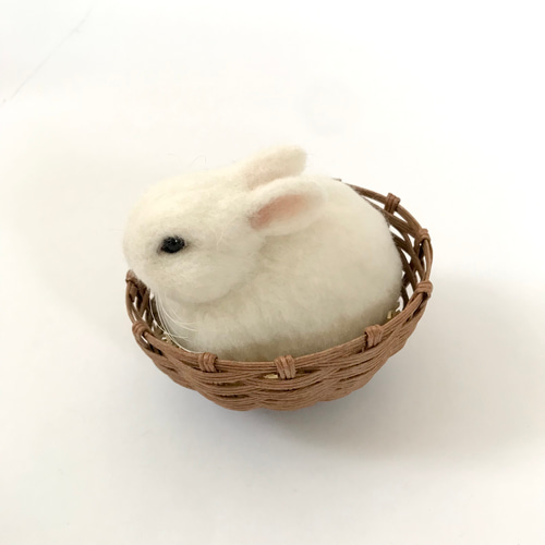 もふっとまるっとうさぎさん〜 うさぎ 羊毛フェルト もふっとまるっとうさぎさん〜 うさぎ 羊毛フェルト
