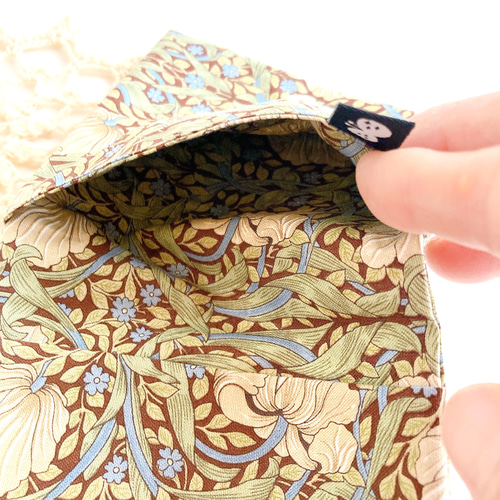 ウイリアムモリス“ピンパーネル” サニタリーケースブラウン