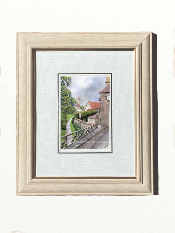 ポストカード ヨーロッパ風景画（組み合わせ自由4枚セット1.000円）No.253  ドイツ　バイエルン 3枚目の画像