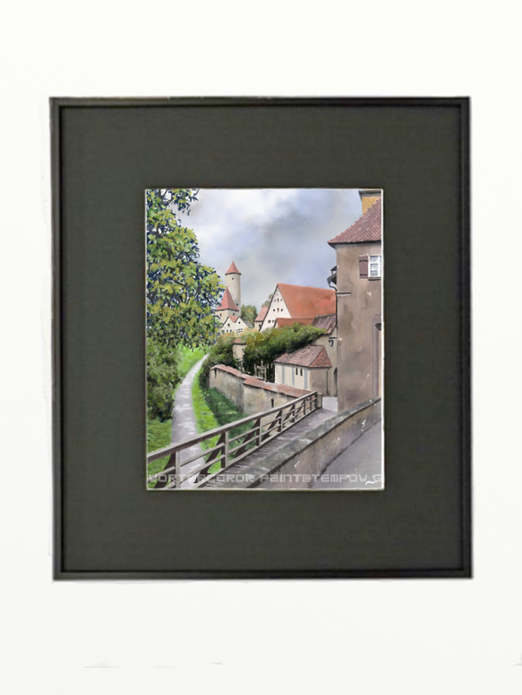 ポストカード ヨーロッパ風景画（組み合わせ自由4枚セット1.000円）No.253  ドイツ　バイエルン 4枚目の画像