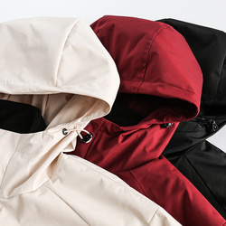 秋冬新品 3-in-1 フード付きジャケット メンズ 無地 レトロ アウトドアアウターコート 大きいサイズ 12枚目の画像