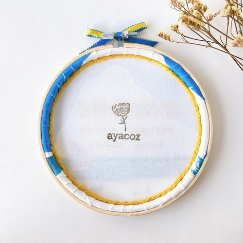 ≪セミオーダーで叶える ちょっぴり贅沢な手刺繍バースボード
