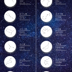 オーダーメイド　へその緒ケース　星座　彫刻　名入れ無料　臍の緒　乳歯ケース　刻印 4枚目の画像