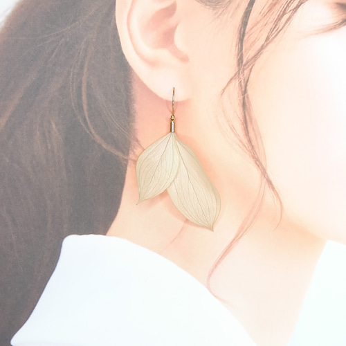 一点限定】本物のお花のブーケアクセサリー ピアス イヤリング