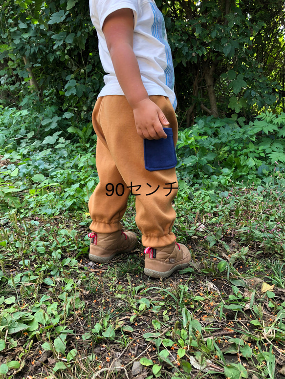 あったかゆったりくるぶし丈長ズボン　子ども服男の子女の子♪  80.90.100.110.120センチ☆ 6枚目の画像