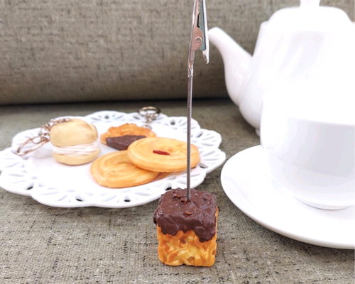 ♡チョコミンツチュロス♡　ショコラ　フェイクスイーツ　チャーム　バレンタイン ♡チョコミンツチュロス♡ ショコラ フェイクスイーツ チャーム