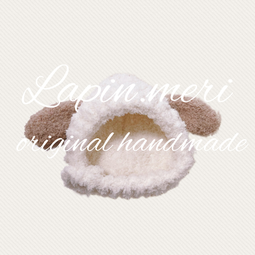 ∵ふわもこボンネット(ホワイト)∵ ギフト プレゼント ニューボーン