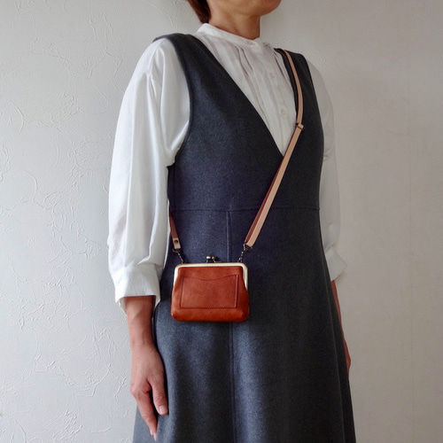 vintage オーロララメ がま口 ポシェット vintage オーロララメ がま口 ポシェット