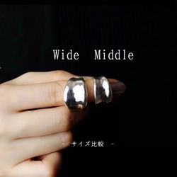 〈K10〉Plump 逆甲丸 ring［Middle］ 2〜25号<VR093M> 9枚目の画像