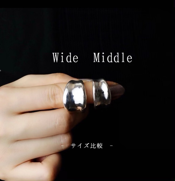 〈K10〉Plump 逆甲丸 ring［Middle］ 2〜25号<VR093M> 9枚目の画像