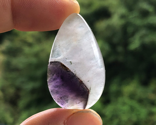 バイカラー アメジスト 天然石 6081 天然石 Aun planet（発送は月水金