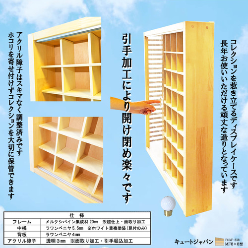 コレクション Ｎゲージケース ラック シェルフ 収納 棚 アクリル障子付 日本製 Nゲージ コレクション ケース ディスプレイ ラック シェルフ