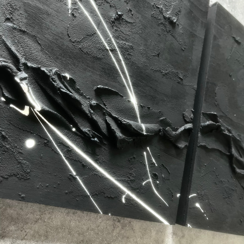 現代アート 3枚セット テクスチャーアート アートパネル インテリア