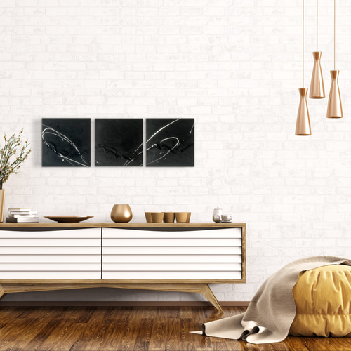 現代アート 3枚セット テクスチャーアート アートパネル インテリア