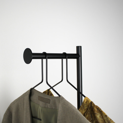 ハンガーラック L コートスタンド スリム コート掛け ポールハンガー