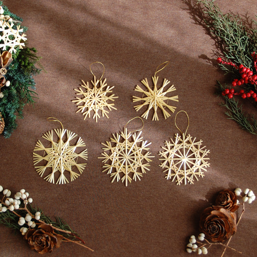 クリスマス オーナメント 北欧系 まとめ 北欧クリスマスオーナメント 麦藁のストロースター（ゴールド・ミニ
