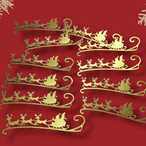 ★オーダー受付中★サンタの大きな袋セット★クリスマス★ダイカット★クラフトパンチ ☆オーダー受付中☆サンタの大きな袋セット☆クリスマス☆ダイカット