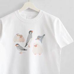 Tシャツ（Simple / 文鳥） 1枚目の画像