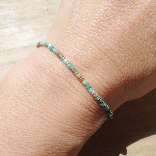 SILVER925 TURQUOISE BRACELET/シルバー/ブレスレット