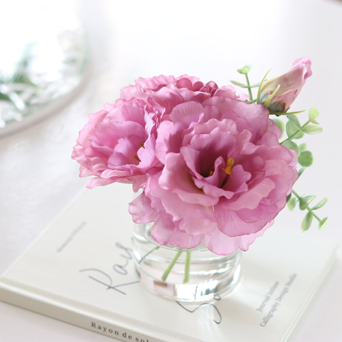 枯れないこぼれない トルコ桔梗のウォーターアレンジ アートフラワー