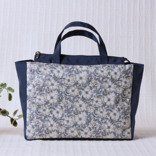 バッグインバッグ 【ブルーネイビー】 リバティ・ラミネート 撥水