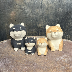 柴犬　子(赤）　O-409-1　　陶製　/Shiba Inu/柴犬 13枚目の画像