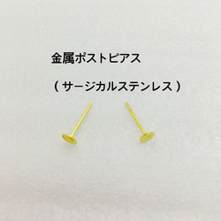 揺れるぶどうの耳飾り✴︎ 6枚目の画像