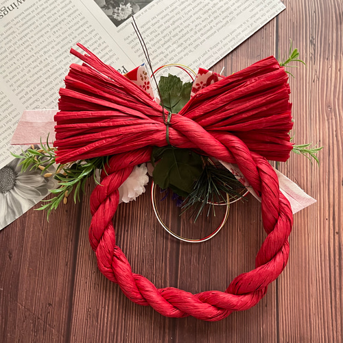 ハンドメイド しめ縄リース No.17、No.16、No.14 ハンドメイド しめ縄リース No.17、No.16、No.14