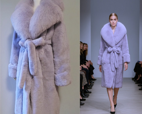 さらっと一枚羽織るだけで一気にランクアップ☆冬のラベンダー